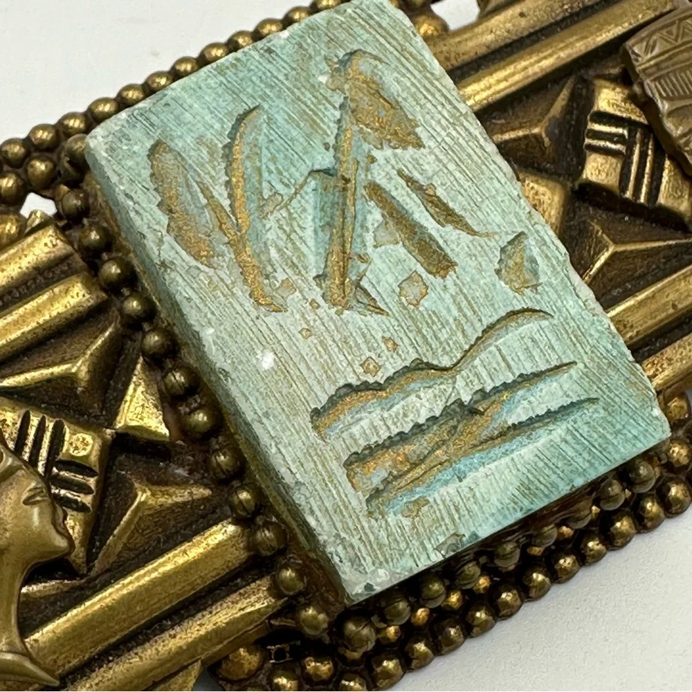Jan Micheals Vintage Egyptian Revival Brooch